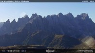 Archived image Webcam Fassatal - San Pelegrino - mountainstation of the chairlift "Cavia-Col Margherita" 08:00