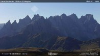 Archiv Foto Webcam Fassatal - San Pelegrino - Ankunft des Sesselliftes "Cavia-Col Margherita" 09:00