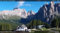 Archived image Webcam Pozza di Fassa - Torri del Vajolet 07:00
