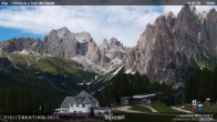 Archived image Webcam Pozza di Fassa - Torri del Vajolet 13:00