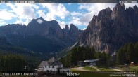 Archived image Webcam Pozza di Fassa - Torri del Vajolet 17:00