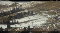 Archiv Foto Webcam Latemar: Skihütten Zischg und Ganischger 13:00