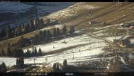 Archiv Foto Webcam Latemar: Skihütten Zischg und Ganischger 15:00