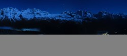 Archived image Webcam Panoramic view Madonna di Campiglio: Pradalago 23:00