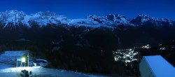 Archived image Webcam Panoramic view Madonna di Campiglio: Pradalago 01:00