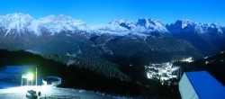 Archived image Webcam Panoramic view Madonna di Campiglio: Pradalago 03:00