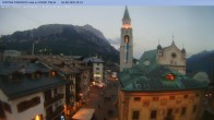 Archived image Webcam Cortina d&#39;Ampezzo: Pedestrian zone 19:00