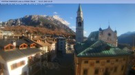 Archived image Webcam Cortina d&#39;Ampezzo: Pedestrian zone 13:00