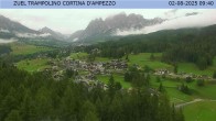 Archiv Foto Webcam Cortina d&#39;Ampezzo: Skisprungschanze 09:00