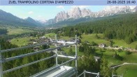 Archived image Webcam Cortina d&#39;Ampezzo: View from ski jump area 17:00