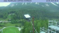 Archived image Webcam Cortina d&#39;Ampezzo: View from ski jump area 07:00