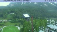 Archived image Webcam Cortina d&#39;Ampezzo: View from ski jump area 08:00