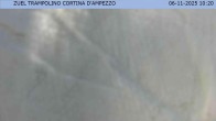 Archived image Webcam Cortina d&#39;Ampezzo: View from ski jump area 09:00