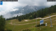 Archived image Webcam Cortina d&#39;Ampezzo: World Cup slope from Rifugio Duca d&#39;Aosta 11:00
