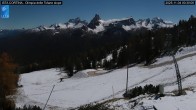 Archiv Foto Webcam Cortina d&#39;Ampezzo: Weltcup-Piste Olympia delle Tofana 23:00