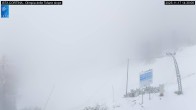 Archived image Webcam Cortina d&#39;Ampezzo: World Cup slope from Rifugio Duca d&#39;Aosta 13:00