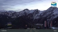 Archiv Foto Webcam Großarl: Bergstation 6er Sesselbahn Harbach 02:00