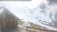 Archiv Foto Webcam Ohau Snowfields: Blick auf die Skihütte 14:00