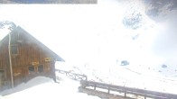 Archiv Foto Webcam Ohau Snowfields: Blick auf die Skihütte 11:00