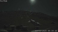 Archiv Foto Webcam Fox Peak Talstation am Meadow Lift 23:00