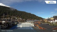 Archived image Webcam Sport center Klosters 08:00