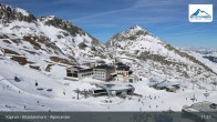 Archived image Webcam Kitzsteinhorn Kaprun: Alpine Centre 10:00
