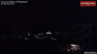 Archived image Webcam Hotel Schmelzhof at Lech 01:00