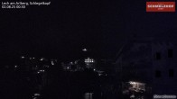 Archiv Foto Webcam Lech am Arlberg: Hotel Schmelzhof 23:00