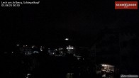 Archived image Webcam Hotel Schmelzhof at Lech 23:00