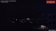 Archiv Foto Webcam Lech am Arlberg: Hotel Schmelzhof 01:00
