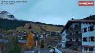 Archiv Foto Webcam Lech am Arlberg: Hotel Schmelzhof 06:00