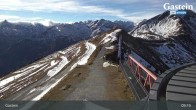 Archiv Foto Webcam Gastein: Stubnerkogel Bergstation Südseite 08:00