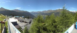 Archived image Webcam Panoramic view See - Top Station Medrigjoch 11:00