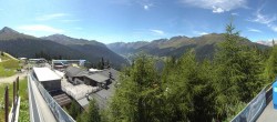 Archived image Webcam Panoramic view See - Top Station Medrigjoch 13:00