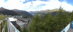 Archived image Webcam Panoramic view See - Top Station Medrigjoch 11:00