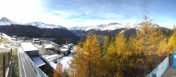 Archived image Webcam Panoramic view See - Top Station Medrigjoch 11:00