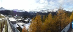 Archived image Webcam Panoramic view See - Top Station Medrigjoch 13:00