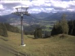 Archiv Foto Webcam Ofterschwang: Bergstation Weltcup Express 13:00