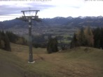 Archiv Foto Webcam Ofterschwang: Bergstation Weltcup Express 13:00