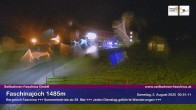Archived image Webcam Faschina Pass, base station "Stafelalpbahn" 23:00
