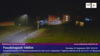 Archived image Webcam Faschina Pass, base station "Stafelalpbahn" 03:00