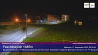 Archived image Webcam Faschina Pass, base station "Stafelalpbahn" 23:00