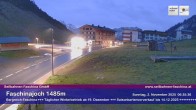 Archived image Webcam Faschina Pass, base station "Stafelalpbahn" 05:00