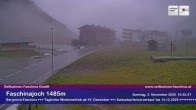 Archived image Webcam Faschina Pass, base station "Stafelalpbahn" 09:00