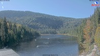 Archived image Webcam Lake "Großer Arbersee" 13:00