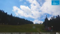 Archived image Webcam Base station of t-bar lift in ski resort Jauerling 13:00