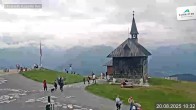 Archived image Webcam Schmittenhöhe: View Chapel 09:00