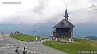 Archived image Webcam Schmittenhöhe: View Chapel 11:00