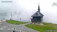 Archived image Webcam Schmittenhöhe: View Chapel 17:00