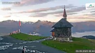 Archived image Webcam Schmittenhöhe: View Chapel 03:00